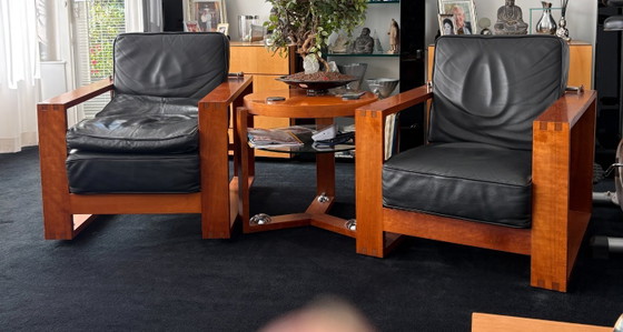 Roche Bobois 2 Sillones – Cromo, Madera (photo 3 of 5)