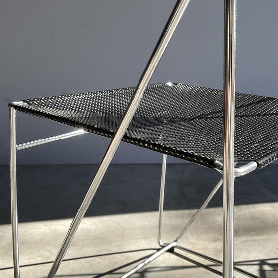 Image 1 of Hybodan AS / Vintage Nuova X-Line Stackable Chairs / Niels Jørgen Haugesen / 1970s Denmark