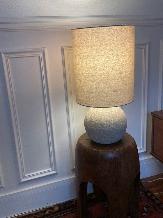 Image 1 of Handcrafted ceramic table lamp – France – circa 1950