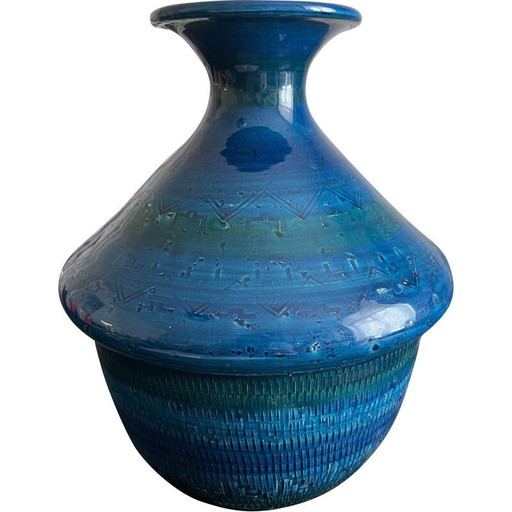 Vase vintage en céramique Bitossi, 1970