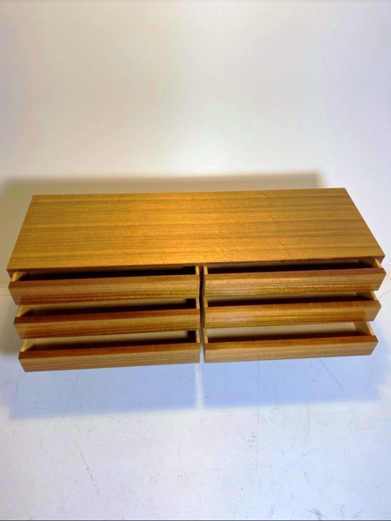 Cassettiera in teak anni '60 di Interlübke – Cassettiere, Metal, Wood (photo 3 of 8)