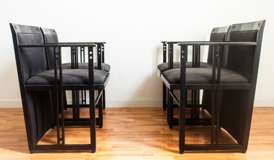 Image 1 of Juego de 4 sillas de comedor Giorgeti Galaxy