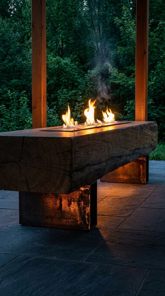 Fire Beam/Fire Pit – Decorative Objects, Wood (photo 4 of 14)