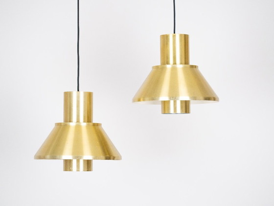 Image 1 of Coppia di lampade a sospensione vintage danesi Life di Jo Hammerborg, Fog og Morup, anni '60