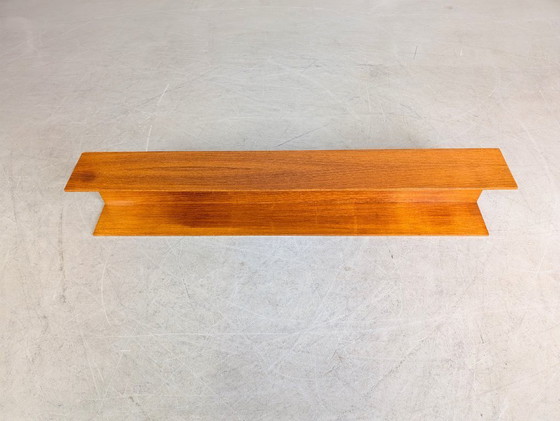 Image 1 of 2x mensola da parete originale Wilhelm Renz della metà del secolo scorso Walter Wirz in teak