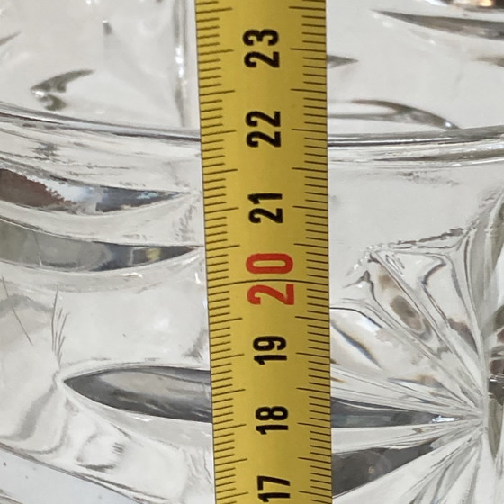 Image 1 of Grand vase en verre vintage 70’S travail italien 