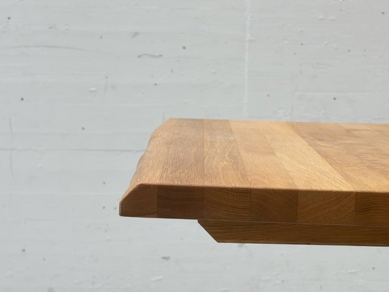 Image 1 of Bistro table made of acacia wood with a cast iron base in country style