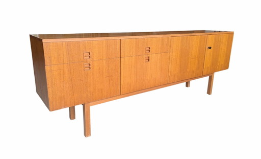 Vintage light teak sideboard