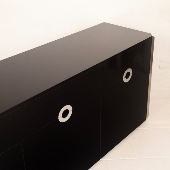 Willy Rizzo Alveo Sideboard for Mario Sabot, Italy 1970 – Wood (photo 7 of 23)