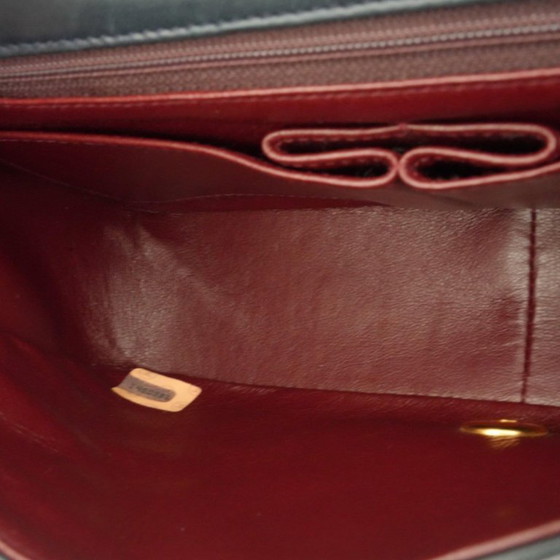 Image 1 of CHANEL FULL FLAP | NAVY BLUE