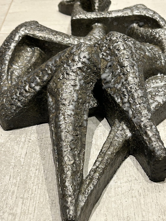 Image 1 of Paul Vermeire brutalista degli anni settanta wandpaneel keramiek