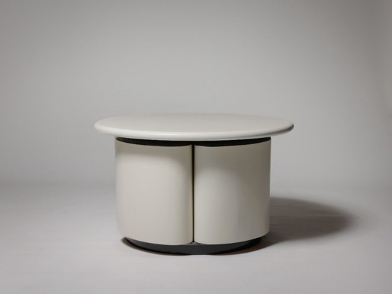 Image 1 of Mesa de comedor de altura regulable de estilo futurista, Italia, años 70.