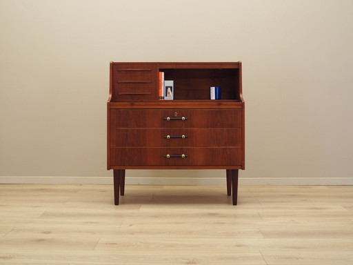 Teak secretary, Danish design, 1970s, production: Denmark