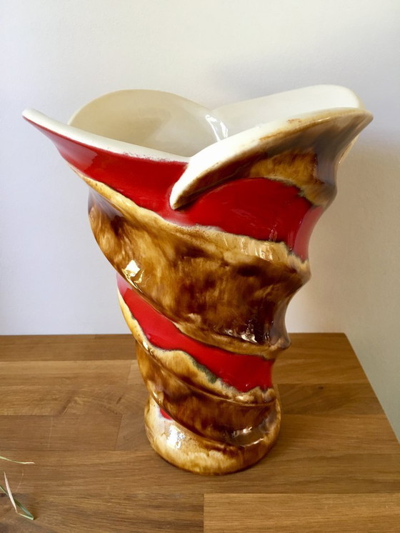 Image 1 of Grand VASE Céramique Emaillée BAUDIN