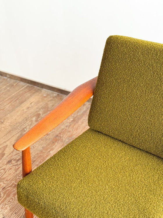 Image 1 of Teakhouten fauteuil FD 164 van Arne Vodder voor France and Son, Denemarken, jaren 60