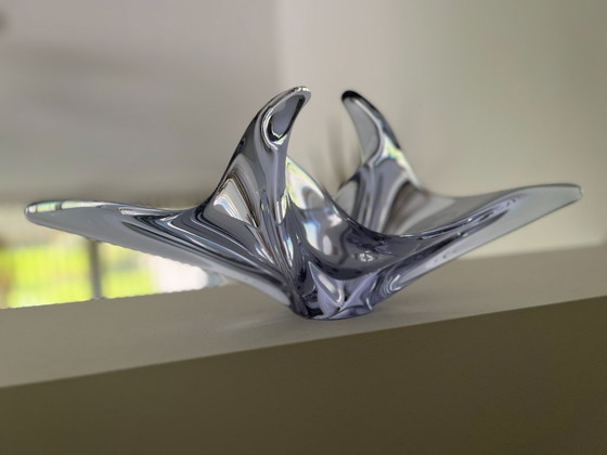 Image 1 of Centerpiece from the Cristallerie du Val-St-Lambert