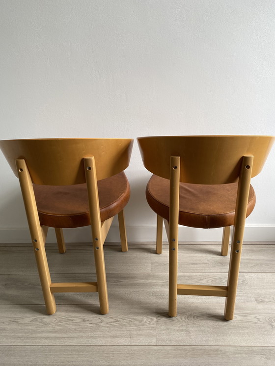 Image 1 of 2x Ikea Vintage Stoel Niels Gammelgaard