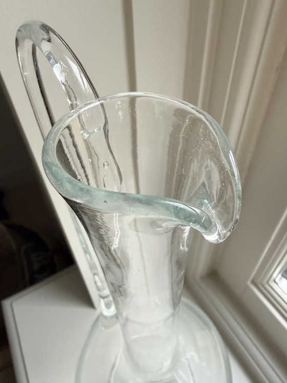 Image 1 of Karaf/vaas en émail haut, modèle classique avec sol