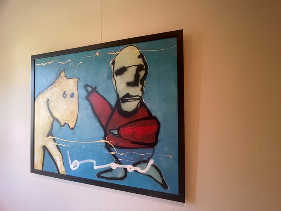 Image 1 of Pittura Herman Brood 106x86cm