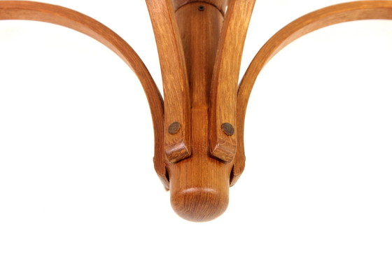 Image 1 of Como nueva Domus Danish Mid Century Teak Chandelier / Lámpara de araña, lámpara de techo de la vendimia