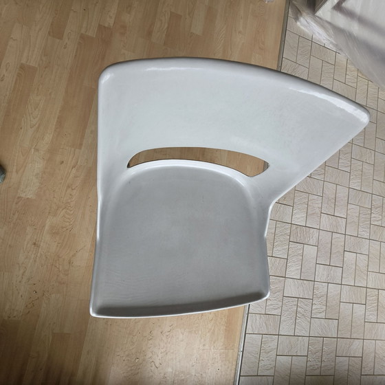 Lot de 3 chaises design danois par Kay Kørbing, 1956, Chaises de salle à manger, Textile, Métal, Gris (photo 4 sur 5)