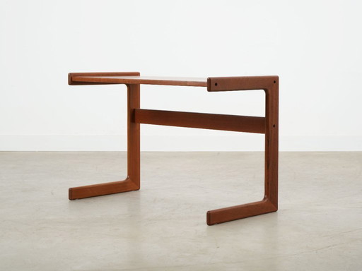 Table basse en teck, design danois, années 1970, production : Danemark