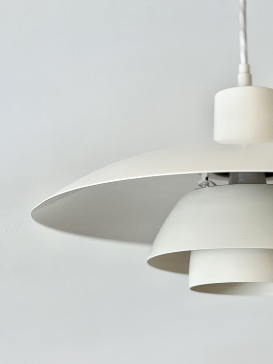 Vintage Louis Poulsen PH 4/3 – Poul Henningsen – Wit – Denmark – Hanglampen, Metal (photo 12 of 14)