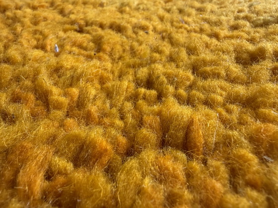 Grand tapis marocain à poils longs orange safran – Wool (photo 9 of 10)