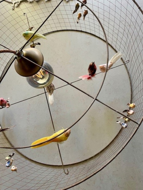 Image 1 of Pendant lamp Demi-Grande Voliere Mathieu Challieres