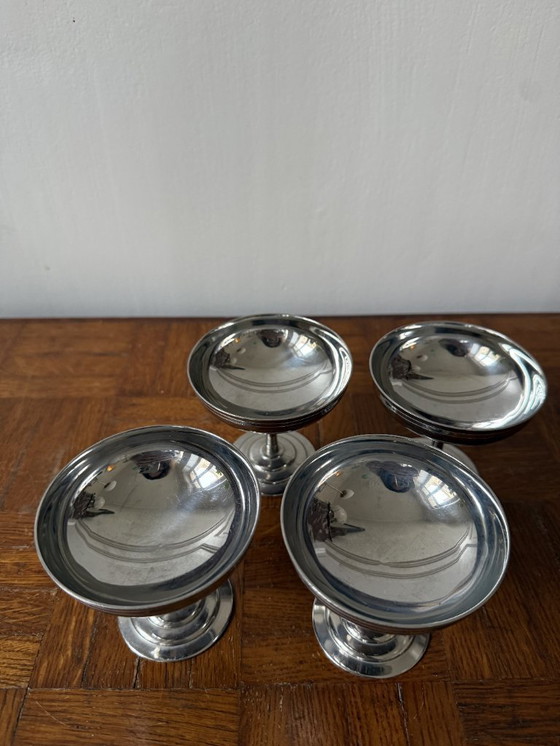 Image 1 of 4 coupes inox sur pied