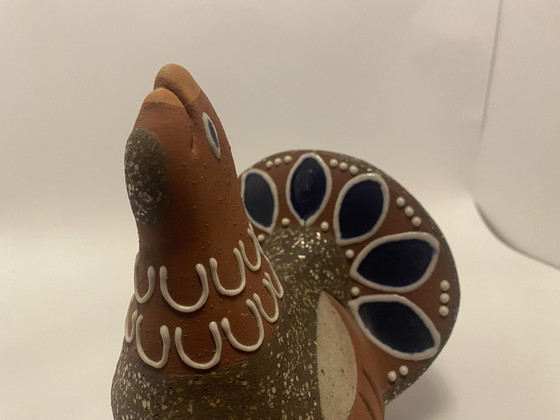 Peacock design 1963 by Thomas Hellstrom Nittsjo ceramics Sweden – Nittsjö, Decorative Objects (photo 4 of 5)