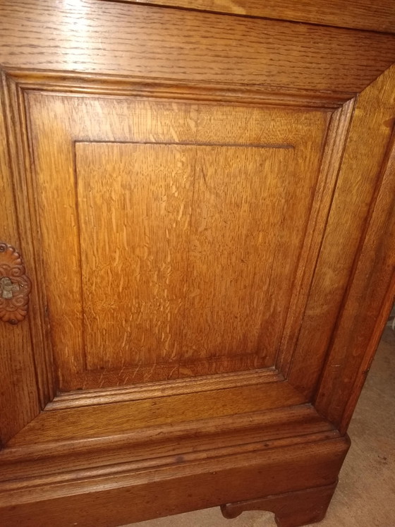 Dutch Oak Secretaire – Cabinets, Textile, Wood (photo 5 of 7)