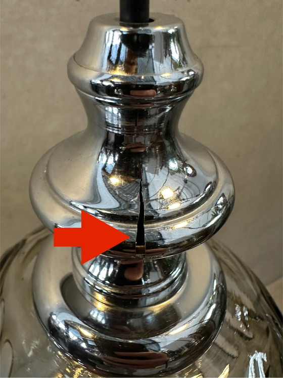 Image 1 of Vintage cascade hanglamp - Oberglas Austria