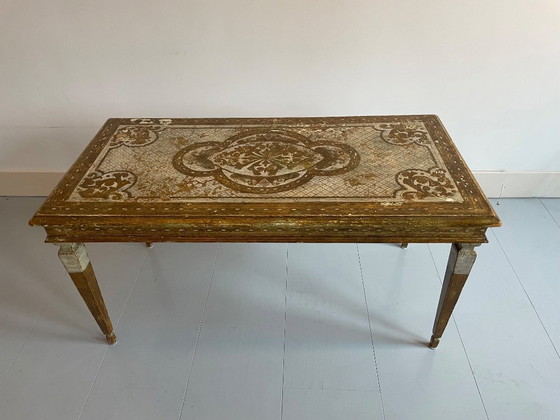 Image 1 of Tavolo in legno vintage - Inghilterra anni '70, stile shabby chic