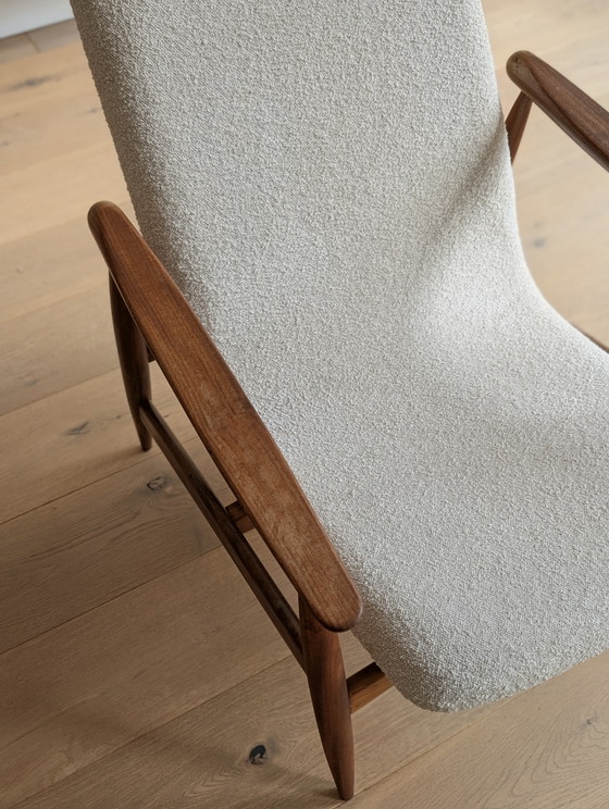 Louis van Teeffelen pour la chaise longue WéBé | années 1960 – Fauteuils, Textile, Wood (photo 7 of 14)