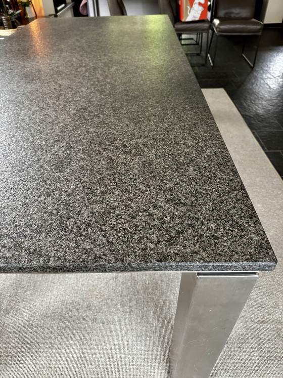 Image 1 of Nuovo Design Eclio dining table with granite top and aluminium legs