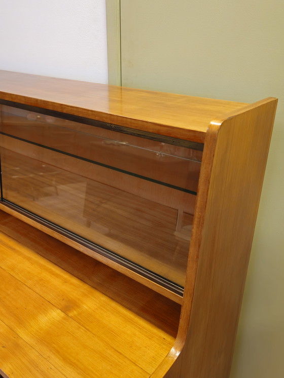 Image 1 of Vintage Highboard Display Cabinet Display Case Dresser