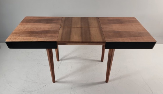 Image 1 of Art Deco Dining Table in Walnut, 1960s