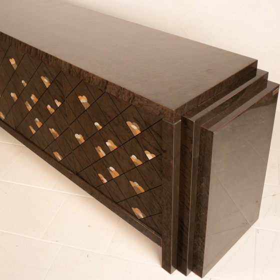 Image 1 of Credenza "Chiaro Di Luna" Di Luciano Frigerio Per Frigerio Di Desio