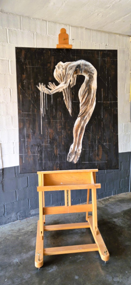Weightless Surrender - Acrylic On Linen Canvas – Paintings & Drawings (photo 3 of 8)