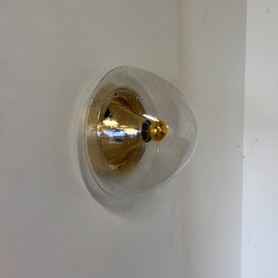 Hoffmeister bubble glass gold ceiling or wall lamp – hoffmeister Leuchten, Wall lights, Iron (photo 7 of 12)