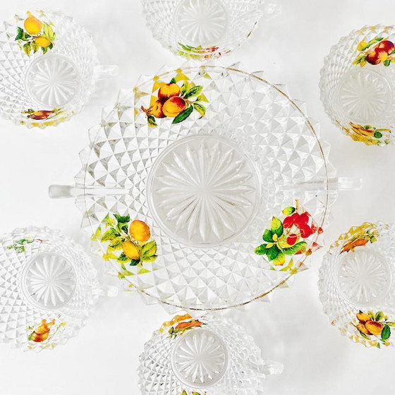 Image 1 of Set di punzoni per vetro di metà secolo Lubiana, anni '60