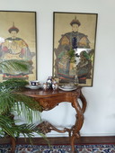 Baroque style side table