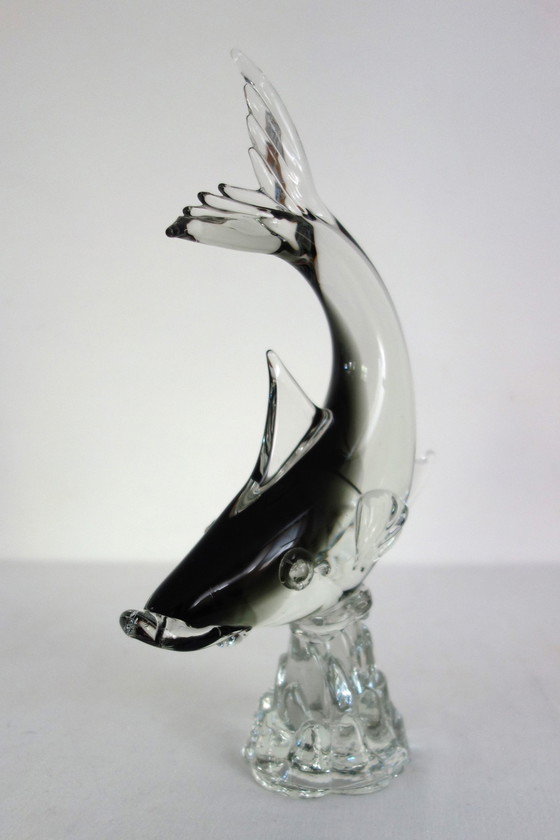 Image 1 of 2 grandi pesci in vetro di Murano di G. Campanella, Italia, anni '60