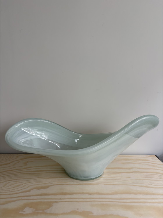 Image 1 of Schaal in vetro di Murano verde menta 