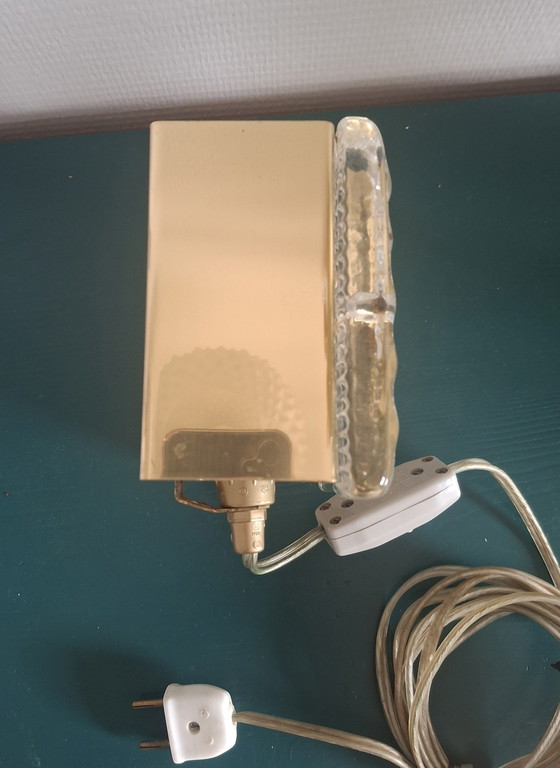 Image 1 of Applique vintage Vitrika. Laiton/verre