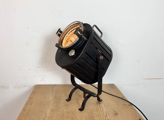 Image 1 of Vintage zwarte theaterspot, jaren 60