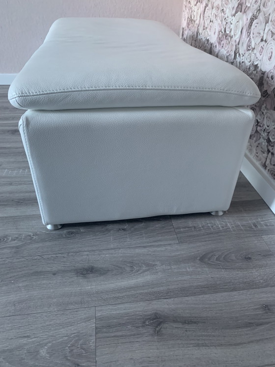 Image 1 of Genuine leather stool from the Swiss brand LEU