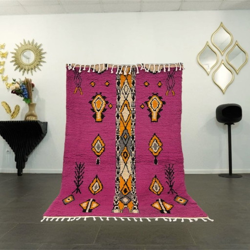 Berberteppich - 254 cm x 160 cm - gefärbte Wolle