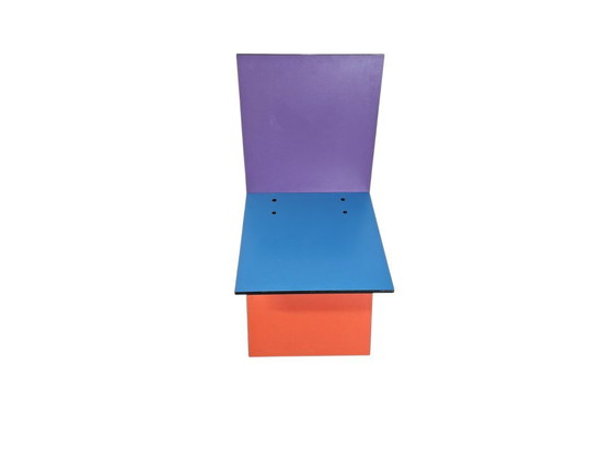 Ikea - Vilbert Chair - Design Verner Panton - Memphis Milano Style - 1993 – Chairs and lounge chairs, Mdf (photo 5 of 9)